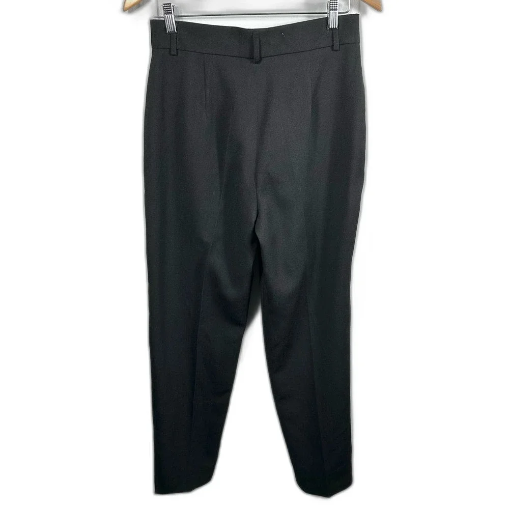 Mondi Vintage Black Pleated Wool Blend Dress Pants NWT Size European 40/US 10